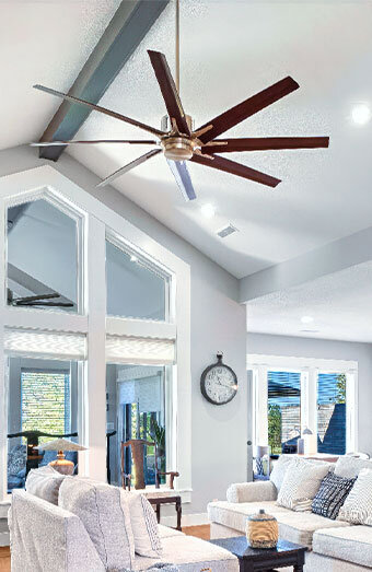 Large Blade Ceiling Fan Electrician